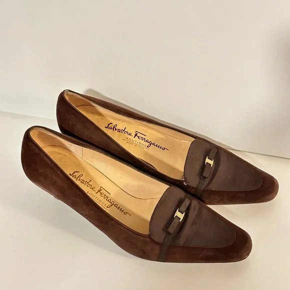 Salvatore Ferragamo Brown Loafers - Picture 2 of 13